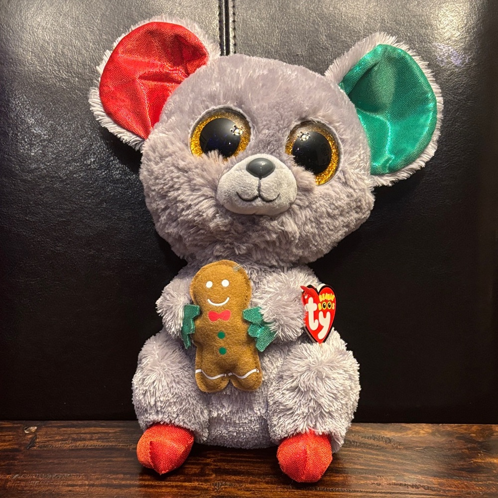 “Mac” the Christmas Mouse Beanie Boo by Ty Inc.